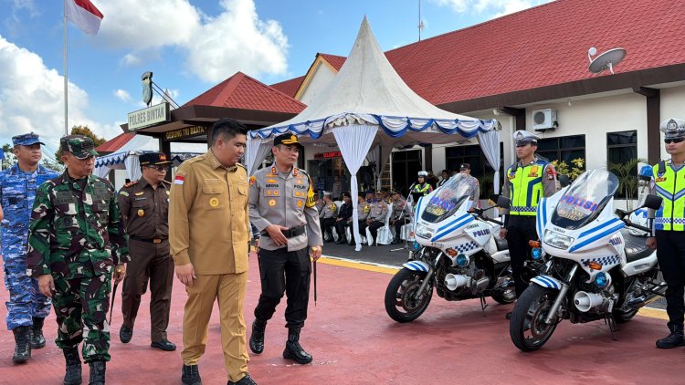 Bupati Bintan Pimpin apel gelar pasukan Ops seligi 2026