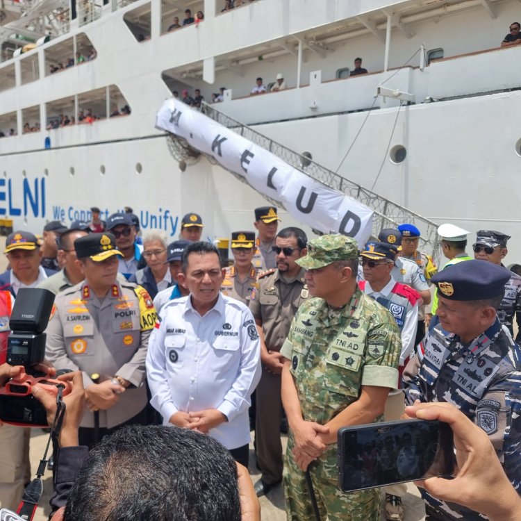 Kapolresta Barelang Bersama Kapolda Kepri dan Forkopimda Kepri Cek Kesiapan Pelabuhan Jelang Arus Mudik Lebaran