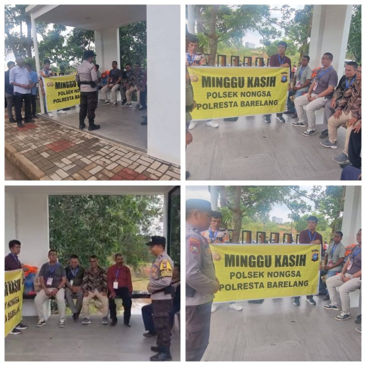 Polri Hadir Di Tengah Masyarakat, Polsek Nongsa Laksanakan Minggu Kasih Di Gereja St. Fransiskus Kabil