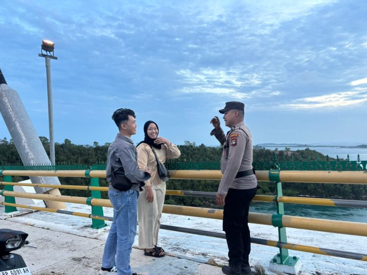Pengamanan dan Patroli Sambang Pos Pam Jembatan 1 Barelang Berjalan Kondusif dalam Operasi Ketupat Seligi 2026