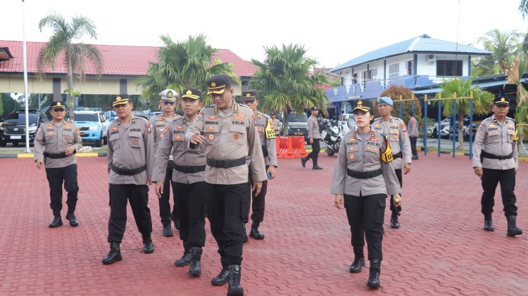 Tim Wasops Polda Kepri Cek Kesiapan Personel dan Sarpras Operasi Ketupat Seligi 2026 di Polres Karimun