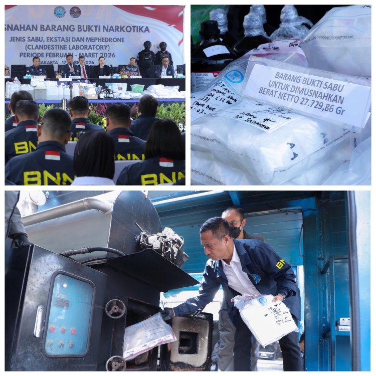 BNN Musnahkan 35 Kg Narkotika, Bongkar Jaringan Bandara hingga Lab Rahasia di Bali