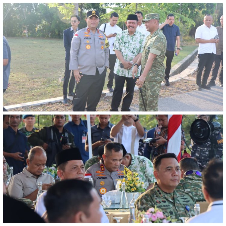 KAPOLDA KEPRI HADIRI PERESMIAN MASJID BAITUL AMIN ANGKASA DI LANUD HANG NADIM BATAM