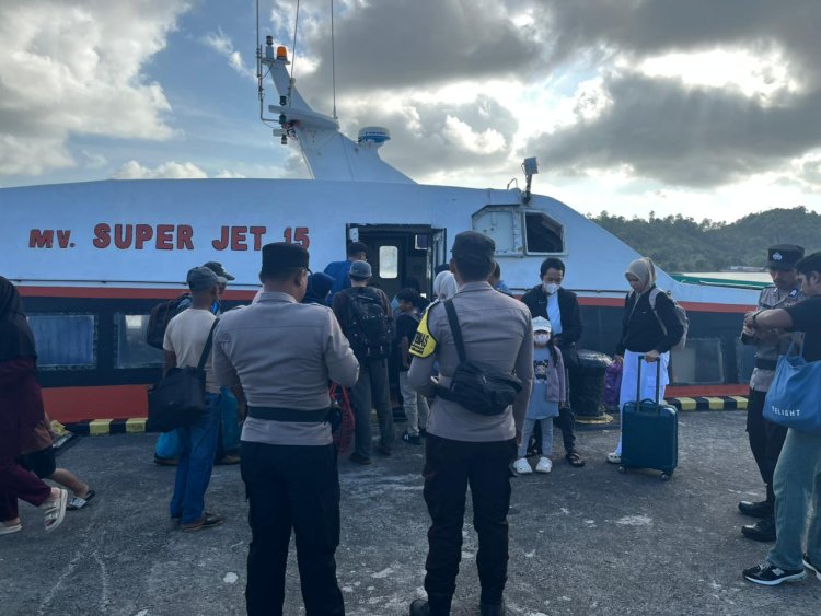 Operasi Ketupat Seligi 2026, Pos Pelayanan Senayang Amankan Aktivitas Pelabuhan