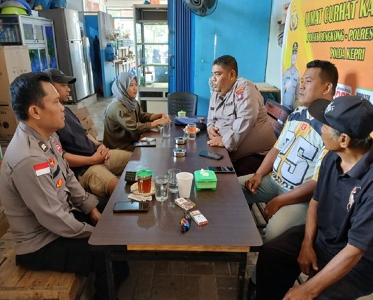 Polsek Bengkong Gelar Jumat Curhat Kamtibmas, Warga Tanjung Buntung Sampaikan Aspirasi