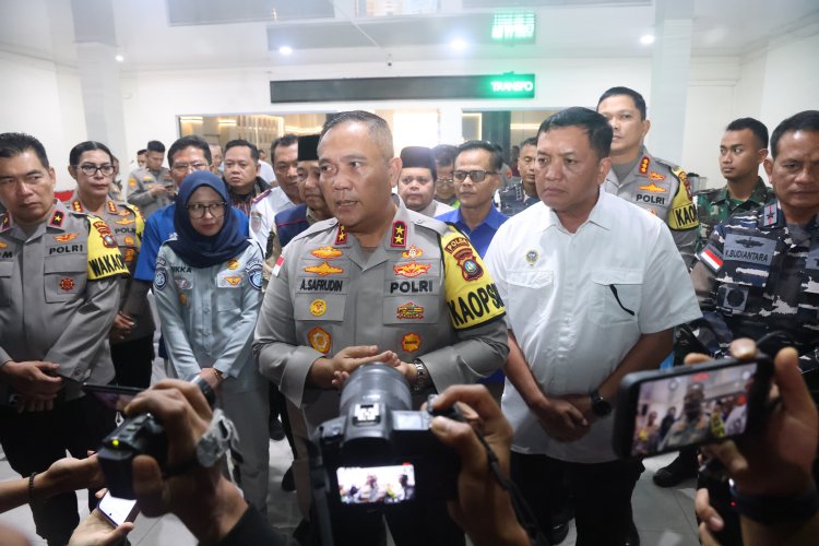 KAPOLDA KEPRI BERSAMA STAKEHOLDER TERKAIT IKUTI VICON KAPOLRI, PASTIKAN KESIAPAN PENGAMANAN MALAM IDUL FITRI 1447 H