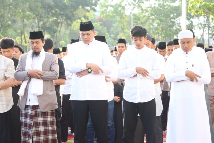 Polresta Barelang Gelar Shalat Idul Fitri 1447 H, Pererat Silaturahmi dengan Masyarakat