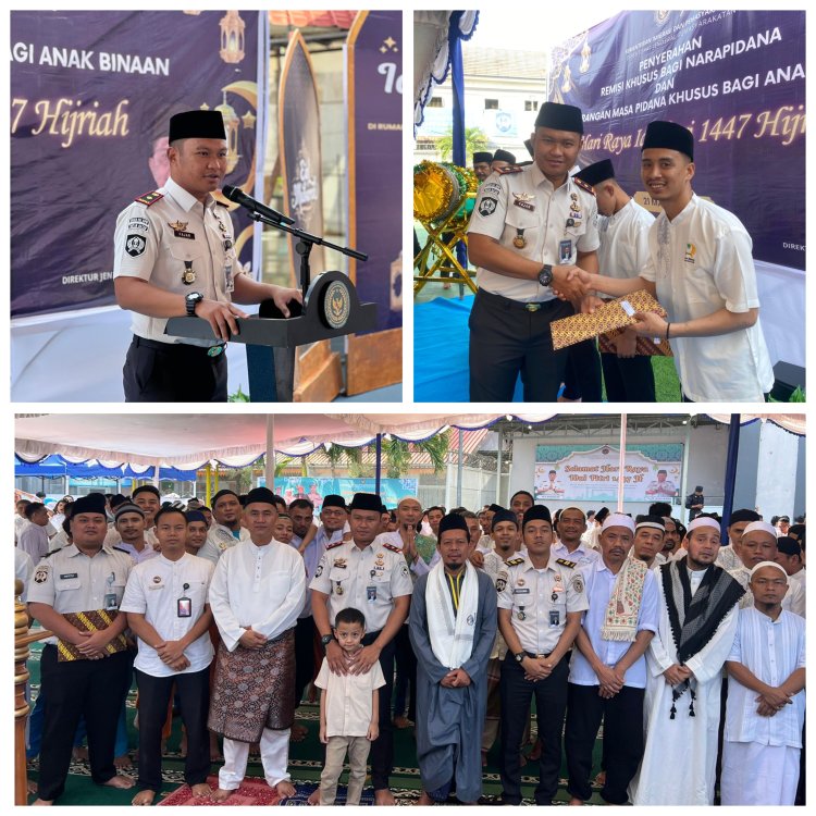 Langkah Baru di Hari Fitri, 241 Warga Binaan Rutan Batam Terima Remisi, 3 Langsung Bebas