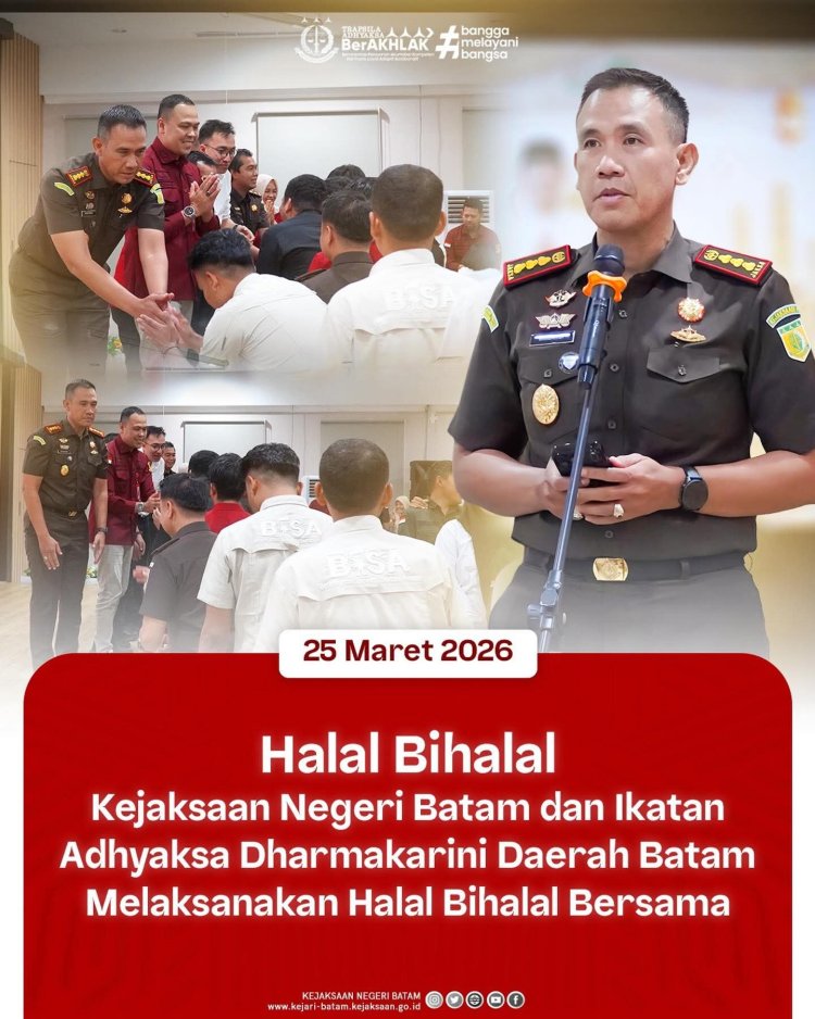 Kejari Batam Gelar Halal Bihalal, Perkuat Silaturahmi dan Integritas Pegawai