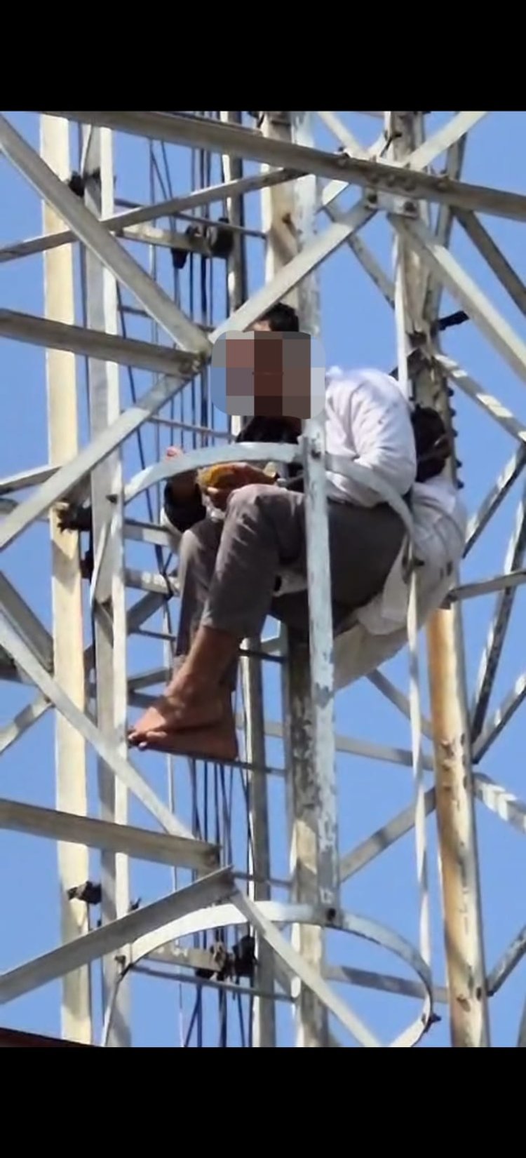 Pria Naik Tower di Sekupang Diduga Hendak Bunuh Diri, Polisi dan Tim SAR Berhasil Evakuasi Setelah 3 Hari