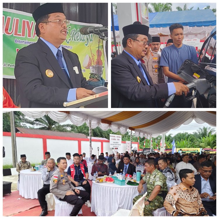 Bupati Aceh Singkil Resmikan SPBU Kompak 3T di Desa Biskang