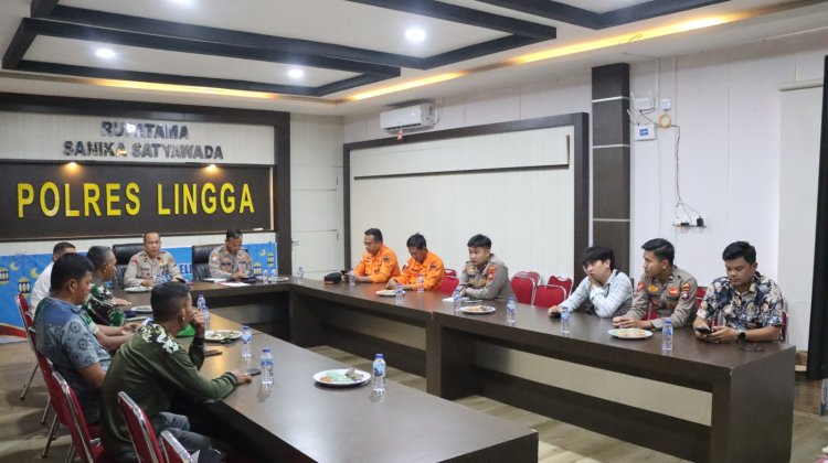 Karhutla Jadi Fokus, Polres Lingga Tingkatkan Sinergi Penanganan