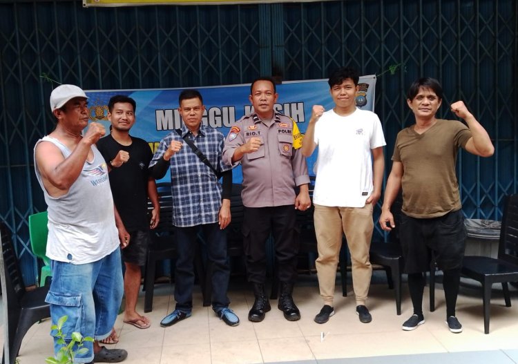 Minggu Kasih Kamtibmas, Polsek Batu Ampar Ajak Warga Sei Jodoh Cegah Karhutla dan Waspada Kejahatan