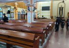 Antisipasi Ancaman, Tim Jibom Lakukan Sterilisasi Gereja Prioritas di Lubuk Baja