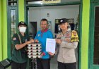 Bhabinkamtibmas Kawal Penyaluran 1.380 MBG di Wilayah Daik Lingga