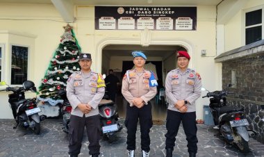 Polres Lingga Perkuat Pengamanan Ibadah Jumat Agung dan Rangkaian Paskah 2026