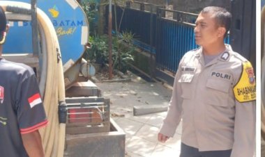 Upaya Berkelanjutan, Pendistribusian Air Bersih Hari ke-70 Berjalan Kondusif di Batu Ampar