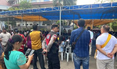 Polsek Bengkong Gelar Minggu Kasih Kamtibmas di Gereja Santo Damean, Pererat Silaturahmi dengan Jemaat