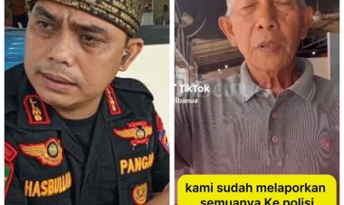 Panglima Tengah LLMB Batam Laporkan Pak TOTO dan Akun Viral TikTok @Tribanua ke Polda Kepri