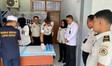 HBP Ke-62, Kalapas Batam Tegaskan Komitmen Wujudkan Lapas Bersih dari Narkoba dan Halinar