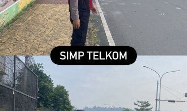 Personel Satsamapta Polresta Barelang Laksanakan Strong Point Pagi, Wujudkan Kelancaran Arus Lalu Lintas di Kota Batam