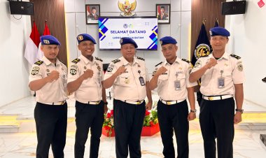 Perkuat Pengawasan Internal, Lapas Batam Ikuti Pengukuhan Satops Patnal Secara Virtual