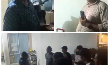 Puluhan Korban Kepung Rumah Terduga Pelaku Penipuan Sertifikat dan Penggelapan Mobil di Sagulung