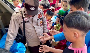 Jumat Berkah Polsek Sekupang, Hangatkan Kebersamaan Usai Salat di Tanjung Riau