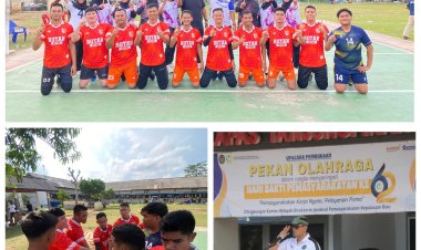 Rutan Batam Tampil Superior, Raih Juara 1 Voli di Ajang HBP se-Kepri