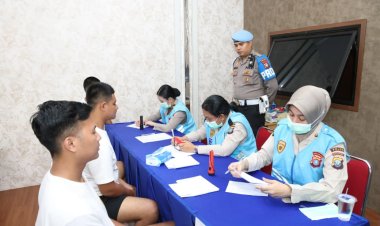 POLDA KEPRI KEDEPANKAN PRINSIP BETAH DALAM PELAKSANAAN RIKKES TAHAP I SELEKSI BINTARA POLRI T.A. 2026