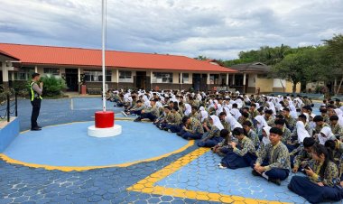 Edukasi Sejak Dini, Satlantas Polres Lingga Tanamkan Disiplin Berlalu Lintas di Kalangan Pelajar