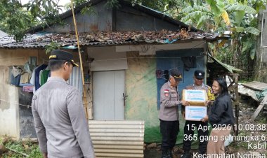 Polsek Nongsa Gelar Bakti Sosial untuk Warga Kurang Mampu, Lansia, dan Penyandang Disabilitas di Kelurahan Kabil