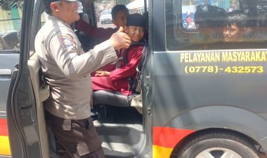 Polsek Batu Ampar Hadir Lewat Program Si Amru, Bhabinkamtibmas Antar Pelajar Hingga Rumah