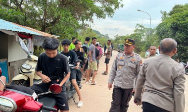 Polsek Sekupang Gelar Razia Balap Liar dan Knalpot Brong, 29 Sepeda Motor Diamankan