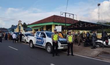Wujud Pelayanan Polri, Jemaah Haji Lingga Dikawal Hingga Titik Keberangkatan