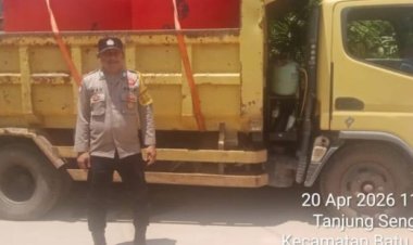 Komitmen Polri Layani Masyarakat, Distribusi Air Bersih Hari Ke-87 Terus Dipantau Polsek Batu Ampar