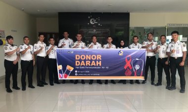 Peringati HBP Ke-62, Lapas Batam Kumpulkan Kantong Darah untuk Kemanusiaan