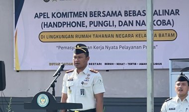 SATU TEKAD, SATU SUARA: RUTAN BATAM GAUNGKAN KOMITMEN BEBAS HALINAR