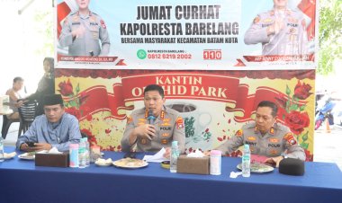 Jumat Curhat Kamtibmas, Kapolresta Barelang Serap Aspirasi Warga Batam Kota