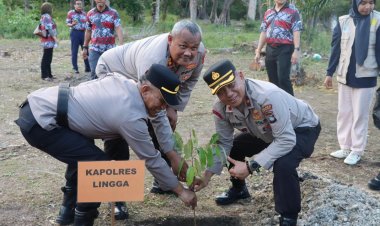 Kapolres Lingga Dukung Pelestarian Lingkungan dalam Kunjungan Delegasi Pahang