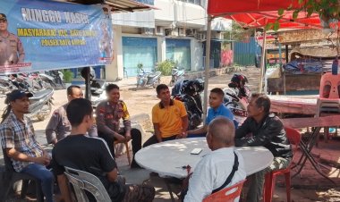 Minggu Kasih Kamtibmas di Sei Jodoh, Polisi Ajak Warga Tingkatkan Kepedulian Keamanan Lingkungan