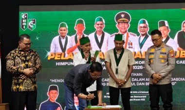 Polsek Bengkong Melakukan Pengamanan Pelantikan Pengurus HMI Cabang Batam Periode 2026–2027