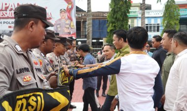 Polres Karimun Gelar Simulasi Penanganan Unras Jelang May Day 2026