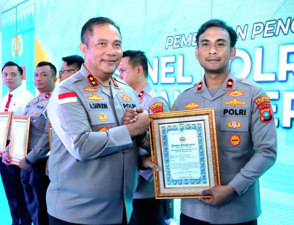 Polsek Lubuk Baja Raih Penghargaan, Ungkap Kasus Viral dalam Waktu Singkat