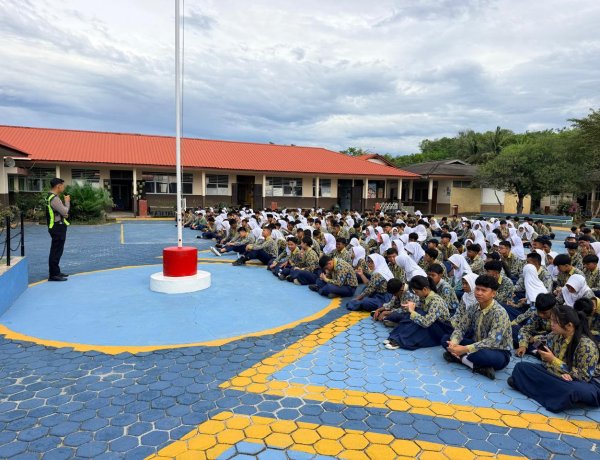 Edukasi Sejak Dini, Satlantas Polres Lingga Tanamkan Disiplin Berlalu Lintas di Kalangan Pelajar