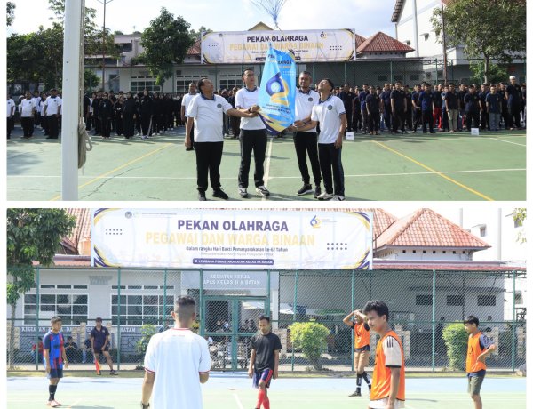 Semarak HBP ke-62, Lapas Batam Buka PORSENAP Penuh Antusias