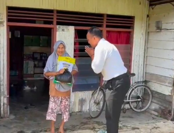 Jumat Berkah Kapolres Lingga, Wujud Kepedulian Polri untuk Masyarakat Singkep