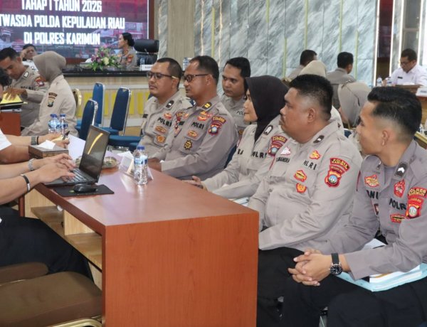 Audit Kinerja Itwasda Polda Kepri Tahap I Tahun 2026 di Polres Karimun