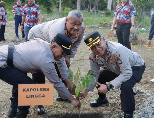 Kapolres Lingga Dukung Pelestarian Lingkungan dalam Kunjungan Delegasi Pahang