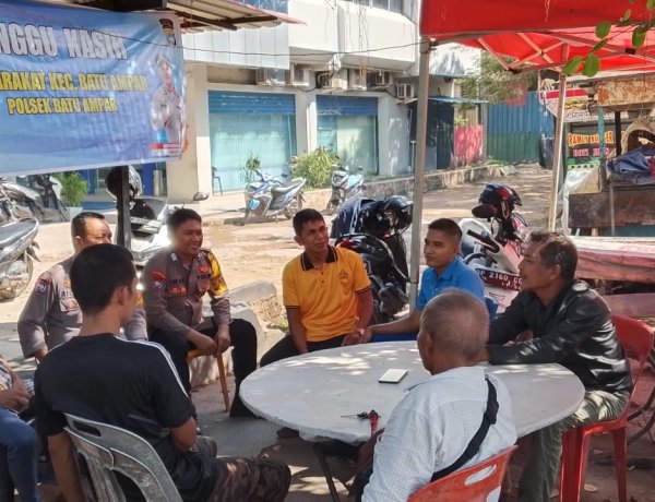 Minggu Kasih Kamtibmas di Sei Jodoh, Polisi Ajak Warga Tingkatkan Kepedulian Keamanan Lingkungan